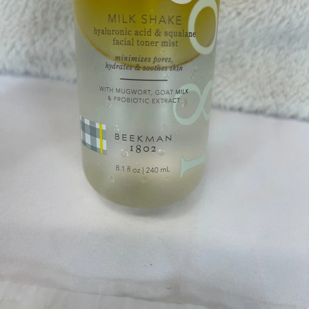 Beekman 1802 Milk Shake Hyaluronic Acid & Squalane Facial Toner Mist 8.1oz 240mL